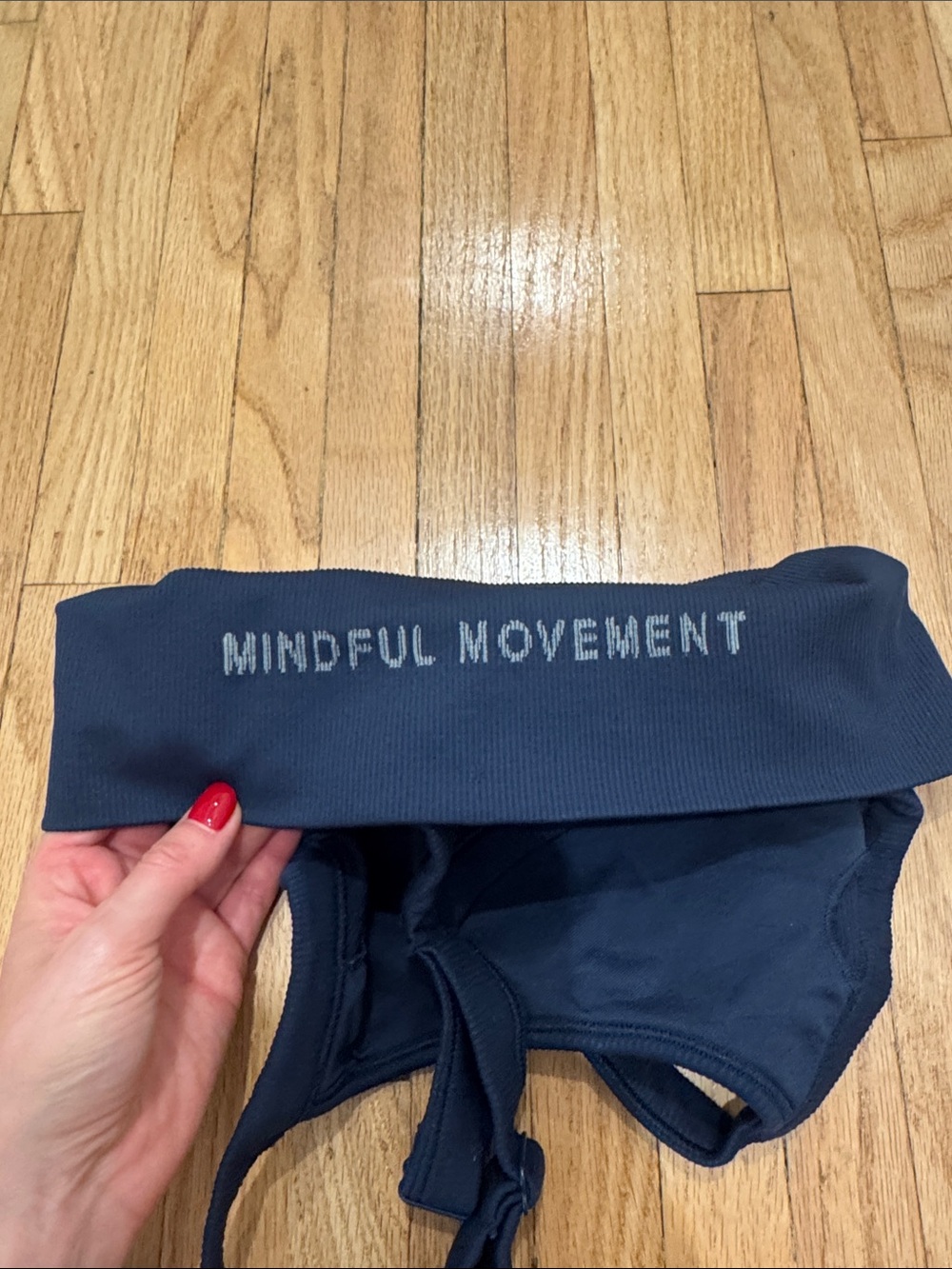 Alo yoga Seamless Ribbed Favorite Bra Tank navy size xxs - Picture 4 of 4